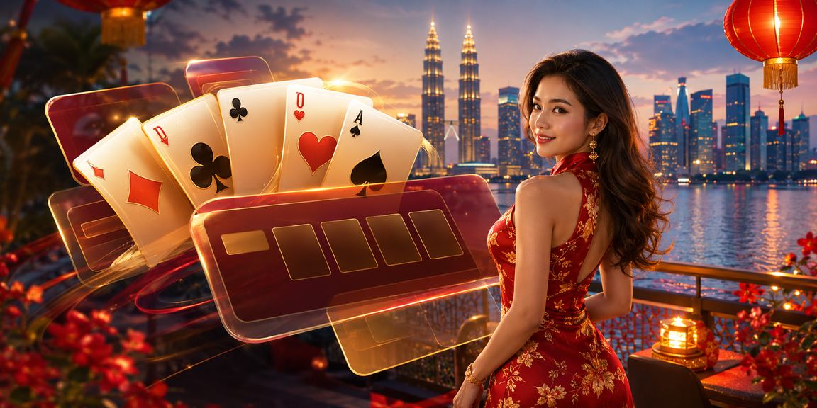 Pemain Malaysia menikmati permainan kad di platform pru14